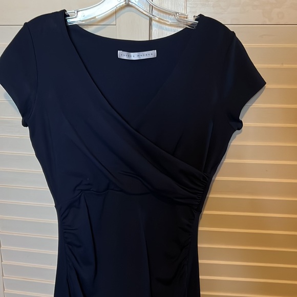 Susana Monaco dark navy blue wrap dress size medium - Picture 5 of 5